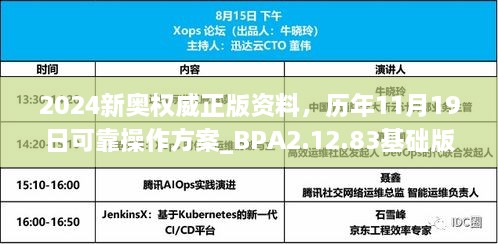 2024新奧權(quán)威正版資料，歷年11月19日可靠操作方案_BPA2.12.83基礎(chǔ)版