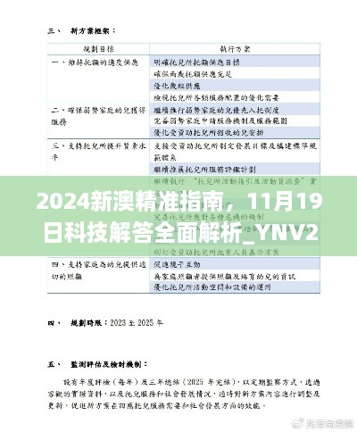 2024新澳精準指南，11月19日科技解答全面解析_YNV2.45.92原版