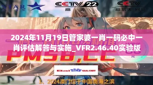 2024年11月19日管家婆一肖一碼必中一肖評估解答與實(shí)施_VFR2.46.40實(shí)驗(yàn)版