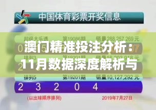 澳門精準(zhǔn)投注分析：11月數(shù)據(jù)深度解析與VAE3.74.27無線版設(shè)計