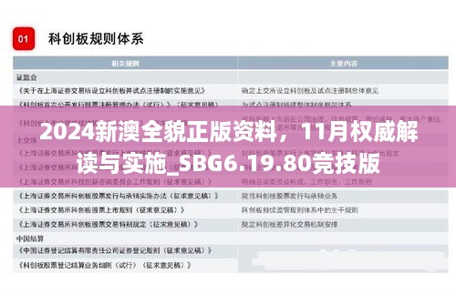 2024新澳全貌正版資料，11月權(quán)威解讀與實(shí)施_SBG6.19.80競(jìng)技版