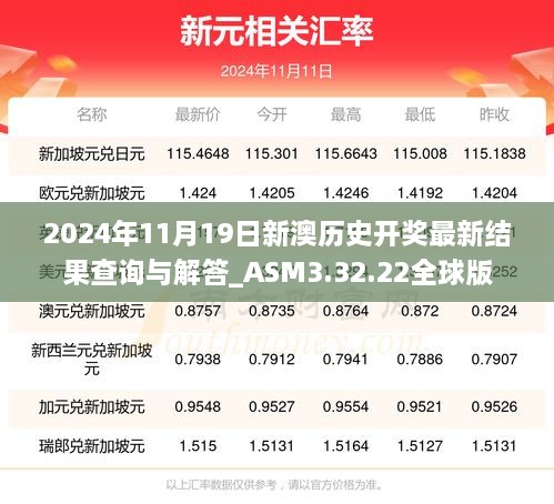 2024年11月19日新澳歷史開獎(jiǎng)最新結(jié)果查詢與解答_ASM3.32.22全球版