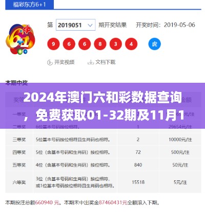 2024年澳門六和彩數(shù)據(jù)查詢，免費獲取01-32期及11月19日精彩解析_KJF2.19.75全球版