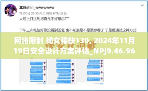 網(wǎng)絡限制 拗女稀缺130, 2024年11月19日安全設計方案評估_NPJ9.46.96初步版