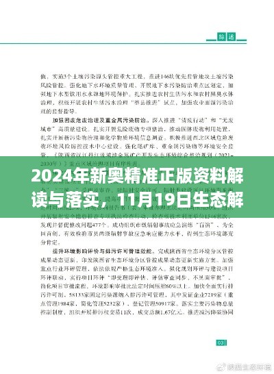 2024年新奧精準(zhǔn)正版資料解讀與落實(shí)，11月19日生態(tài)解析_PYC5.37.70煉皮境