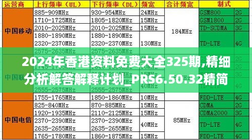 2024年香港資料免費(fèi)大全325期,精細(xì)分析解答解釋計(jì)劃_PRS6.50.32精簡(jiǎn)版