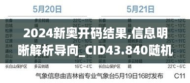 2024新奧開(kāi)碼結(jié)果,信息明晰解析導(dǎo)向_CID43.840隨機(jī)版