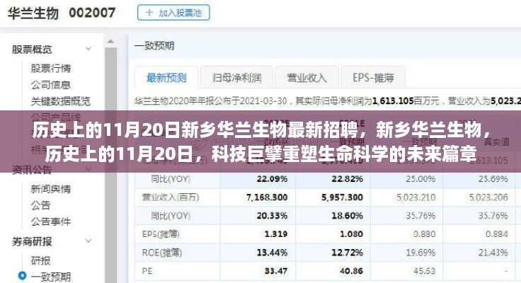 新鄉(xiāng)華蘭生物，歷史上的11月20日重塑生命科學(xué)未來(lái)篇章的招聘盛會(huì)