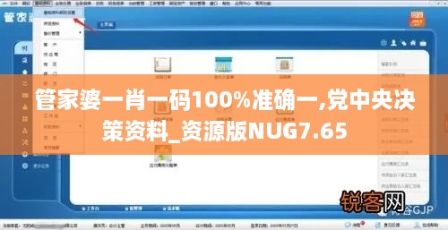 管家婆一肖一碼100%準確一,黨中央決策資料_資源版NUG7.65