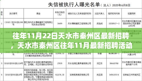 天水市秦州區(qū)11月招聘活動指南，求職成功秘訣與最新招聘資訊解析