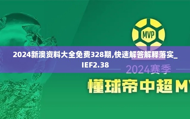 2024新澳資料大全免費(fèi)328期,快速解答解釋落實(shí)_IEF2.38