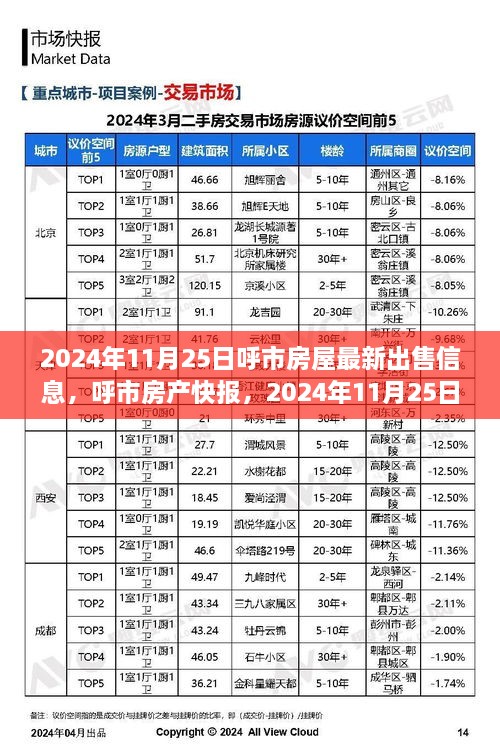 呼市房屋最新出售信息快報，2024年11月25日理想家園房源一覽