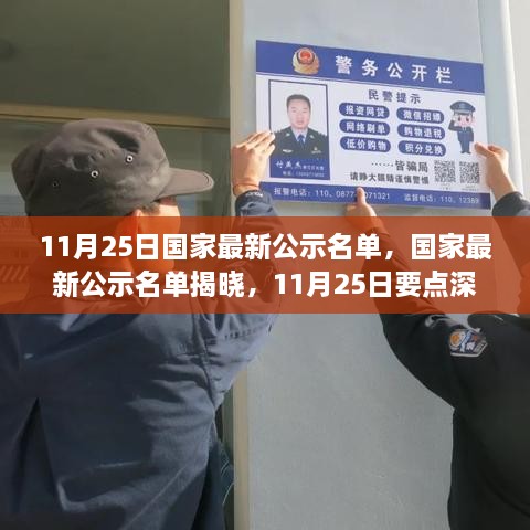 11月25日國(guó)家最新公示名單，國(guó)家最新公示名單揭曉，11月25日要點(diǎn)深度解讀