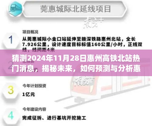 揭秘未來熱門消息，惠州高鐵北站發(fā)展預(yù)測與深度分析指南（2024年11月28日版）