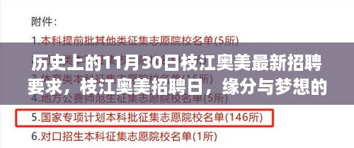 歷史上的11月30日枝江奧美最新招聘要求，枝江奧美招聘日，緣分與夢想的溫馨交響