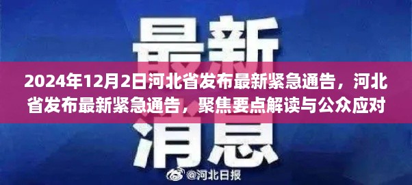 河北省最新緊急通告解讀與公眾應(yīng)對(duì)指南，聚焦要點(diǎn)解讀