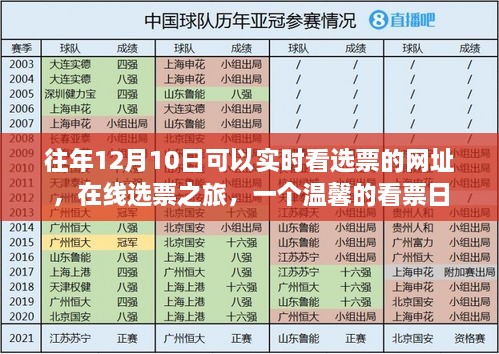 在線選票之旅，實時查看選票網(wǎng)址，共度溫馨看票日