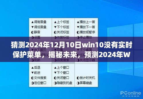 揭秘預(yù)測(cè)，2024年Windows 10系統(tǒng)更新后實(shí)時(shí)保護(hù)菜單何去何從？未來(lái)趨勢(shì)分析。