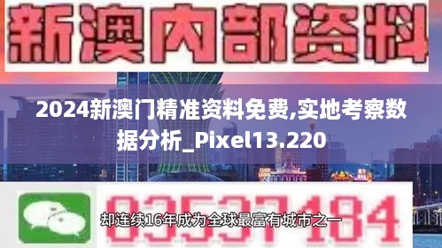 2024新澳門精準資料免費,實地考察數(shù)據(jù)分析_Pixel13.220