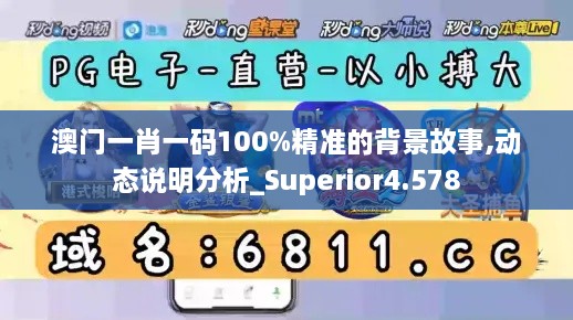 澳門一肖一碼100%精準(zhǔn)的背景故事,動(dòng)態(tài)說(shuō)明分析_Superior4.578