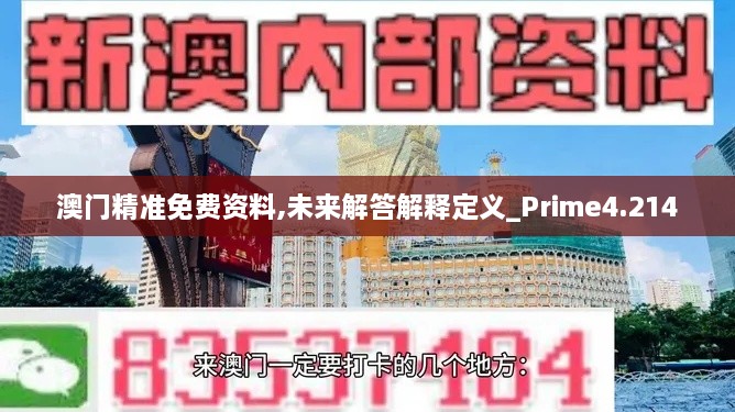 澳門精準免費資料,未來解答解釋定義_Prime4.214