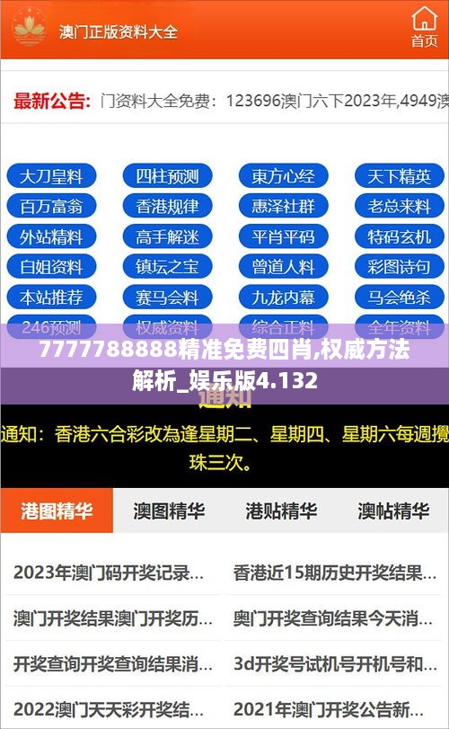 7777788888精準(zhǔn)免費(fèi)四肖,權(quán)威方法解析_娛樂版4.132