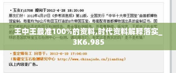 王中王最準(zhǔn)100%的資料,時代資料解釋落實_3K6.985