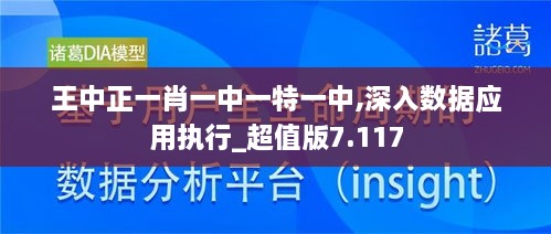 王中正一肖一中一特一中,深入數(shù)據(jù)應(yīng)用執(zhí)行_超值版7.117