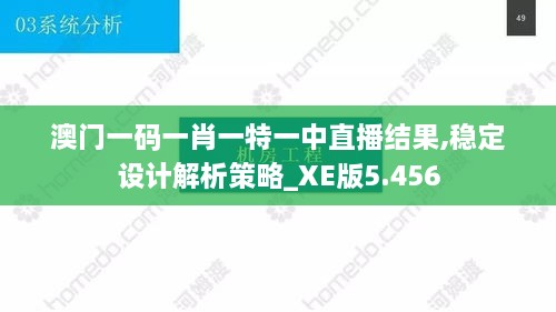 澳門一碼一肖一特一中直播結(jié)果,穩(wěn)定設(shè)計(jì)解析策略_XE版5.456