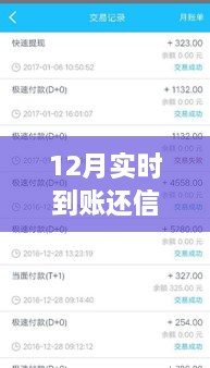 12月實(shí)時(shí)到賬，高效管理信用卡欠款，輕松還信用卡