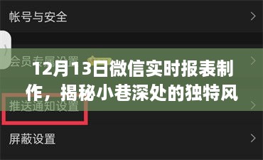 揭秘小巷深處的獨(dú)特風(fēng)味，特色小店的微信實(shí)時(shí)報(bào)表制作之旅揭秘日?qǐng)?bào)表背后的故事