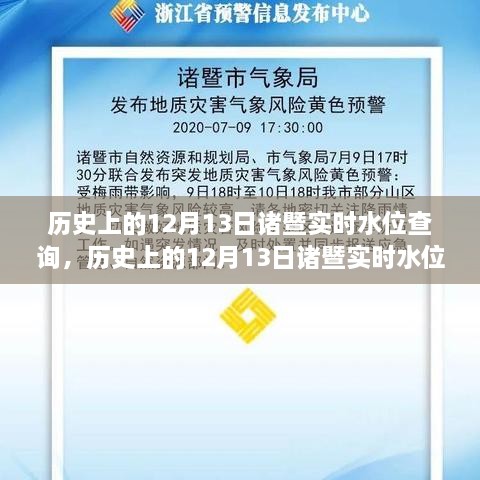 歷史上的12月13日諸暨實(shí)時水位數(shù)據(jù)解析與查詢指南