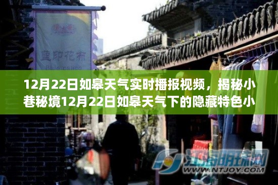 揭秘如皋小巷秘境，特色小店與12月22日天氣實(shí)時(shí)播報(bào)視頻