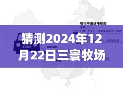 2024年12月22日三寰牧場實時路況分析與展望，周邊交通評測報告