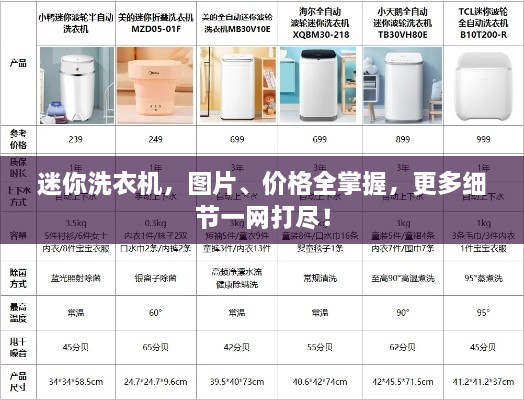 迷你洗衣機，圖片、價格全掌握，更多細節(jié)一網打盡！